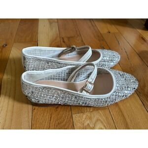 J. Crew Sequence Maryjane Ballet Flats Size 8.5
